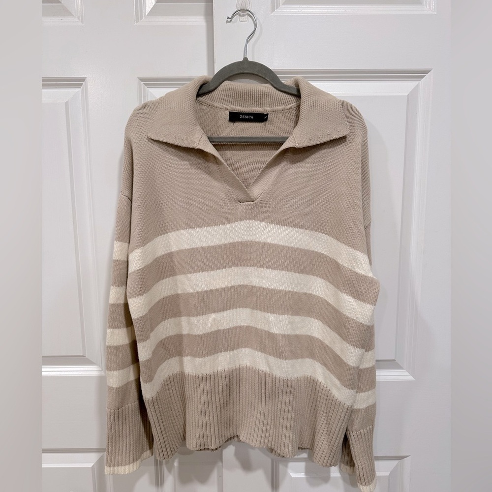 ZESICA Women's 2024 Winter V Neck Sweaters - Picture 3 of 10